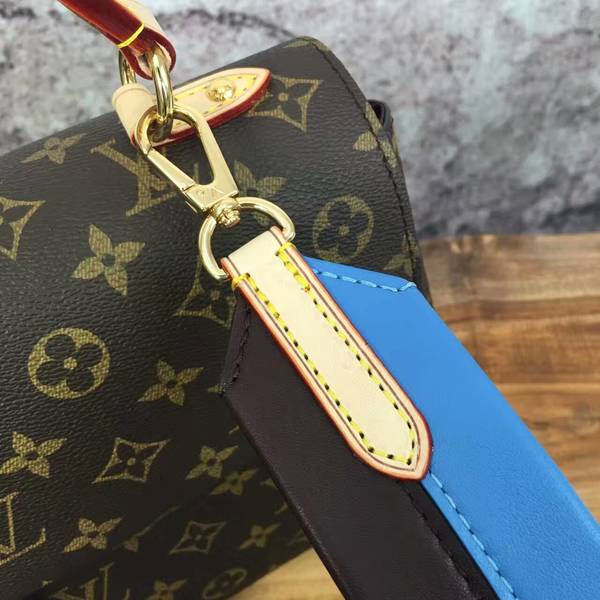 Louis Vuitton Monogram Canvas CLUNY Bag M42735 Blue Louis Vuitton Monogram Canvas CLUNY Bag M42735 Blue