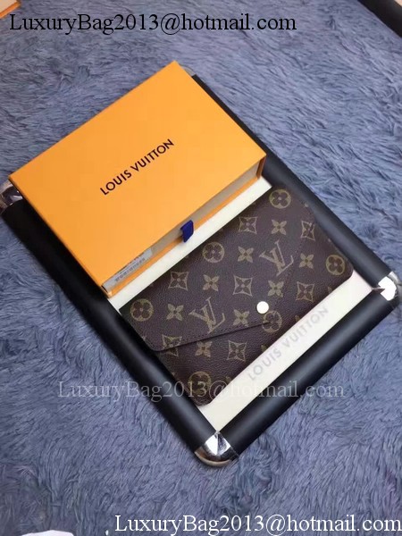 Louis Vuitton Monogram Canvas JEANNE WALLET M62155 Red Louis Vuitton Monogram Canvas JEANNE WALLET M62155 Red