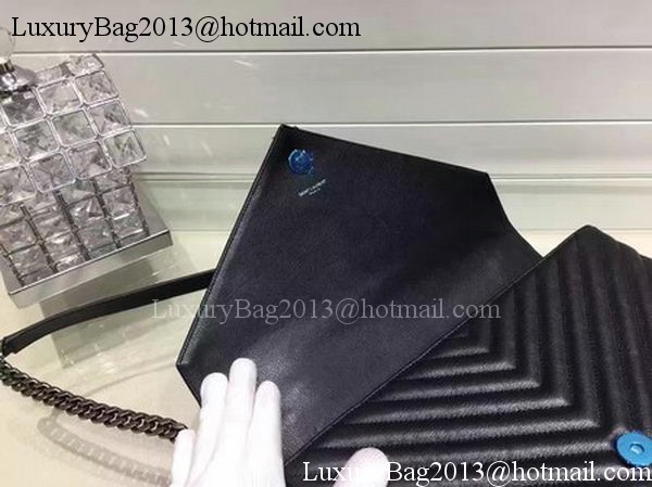 YSL Classic Monogramme Flap Bag Calfskin Leather Y22370 Black YSL Classic Monogramme Flap Bag Calfskin Leather Y22370 Black