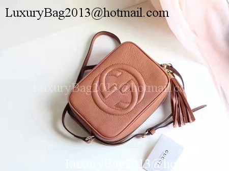 Gucci Soho Metallic Leather Disco Bag 308364 Brown Gucci Soho Metallic Leather Disco Bag 308364 Brown