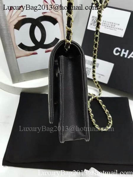 Chanel Original Sheepskin Leather Bi-Fold Wallet A32257 Black Chanel Original Sheepskin Leather Bi-Fold Wallet A32257 Black