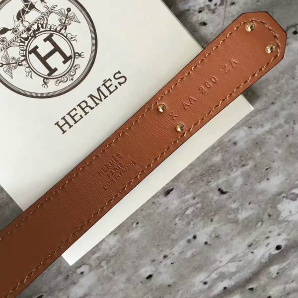 HERMES 1.7cm Original Leather Female Belt 17414c HERMES 1.7cm Original Leather Female Belt 17414c