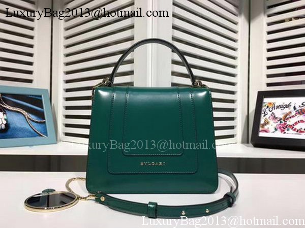BVLGARI Serpenti Forever Bag Patent Leather BG2280 Green BVLGARI Serpenti Forever Bag Patent Leather BG2280 Green