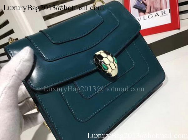 BVLGARI mini Shoulder Bag Calfskin Leather BG2283 Blue BVLGARI mini Shoulder Bag Calfskin Leather BG2283 Blue