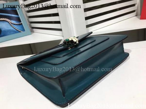 BVLGARI mini Shoulder Bag Calfskin Leather BG2283 Blue BVLGARI mini Shoulder Bag Calfskin Leather BG2283 Blue