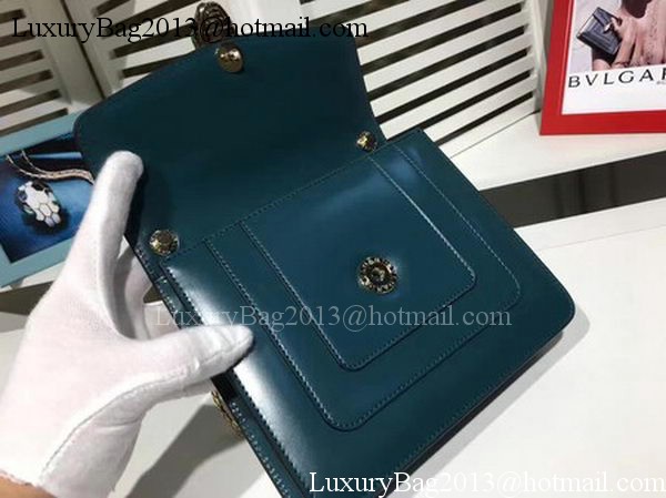 BVLGARI mini Shoulder Bag Calfskin Leather BG2283 Blue BVLGARI mini Shoulder Bag Calfskin Leather BG2283 Blue