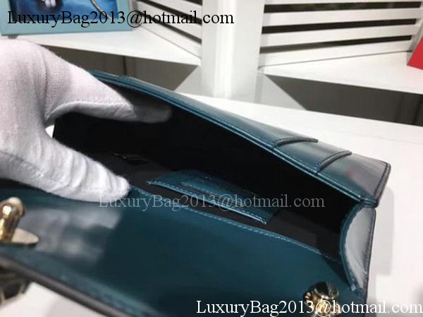 BVLGARI mini Shoulder Bag Calfskin Leather BG2283 Blue BVLGARI mini Shoulder Bag Calfskin Leather BG2283 Blue