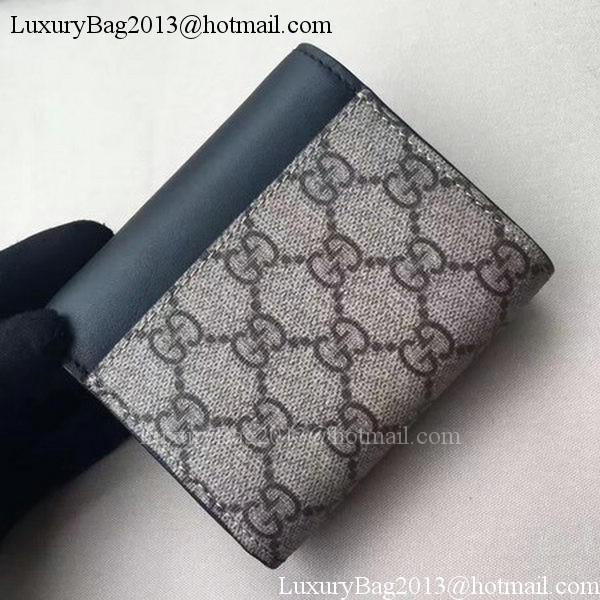 Gucci GG Supreme Canvas Padlock Wallet 453155 Black Gucci GG Supreme Canvas Padlock Wallet 453155 Black