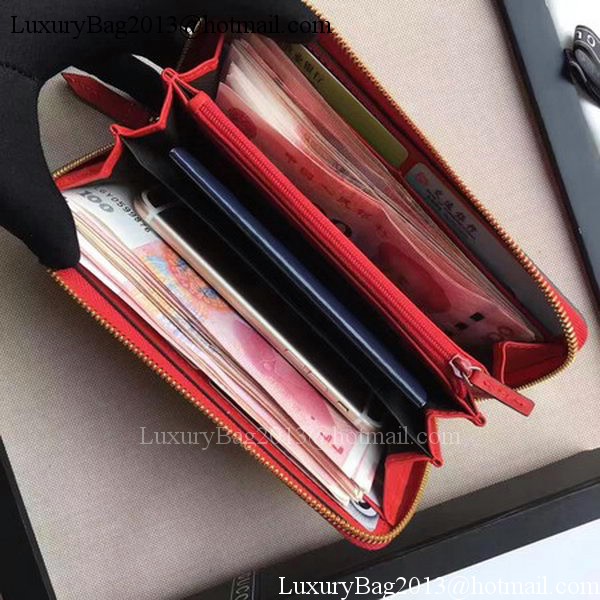 Gucci Signature Zip Around Wallet 410102 Red Gucci Signature Zip Around Wallet 410102 Red