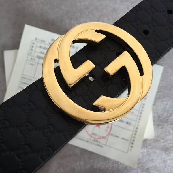 Gucci Original Calf Leather 4.0CM Belt 17419C