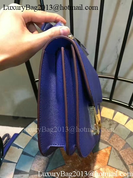 Hermes Constance Bag Calfskin Leather H9978 Blue Hermes Constance Bag Calfskin Leather H9978 Blue