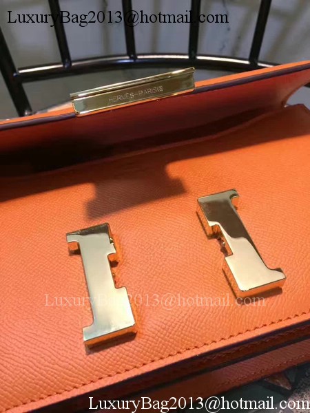 Hermes Constance Bag Calfskin Leather H9978 Orange Hermes Constance Bag Calfskin Leather H9978 Orange