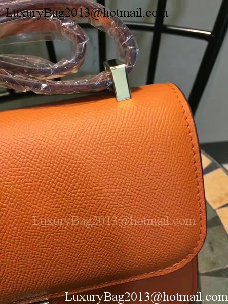 Hermes Constance Bag Calfskin Leather H9978 Orange Hermes Constance Bag Calfskin Leather H9978 Orange