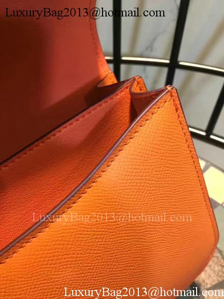 Hermes Constance Bag Calfskin Leather H9978 Orange Hermes Constance Bag Calfskin Leather H9978 Orange