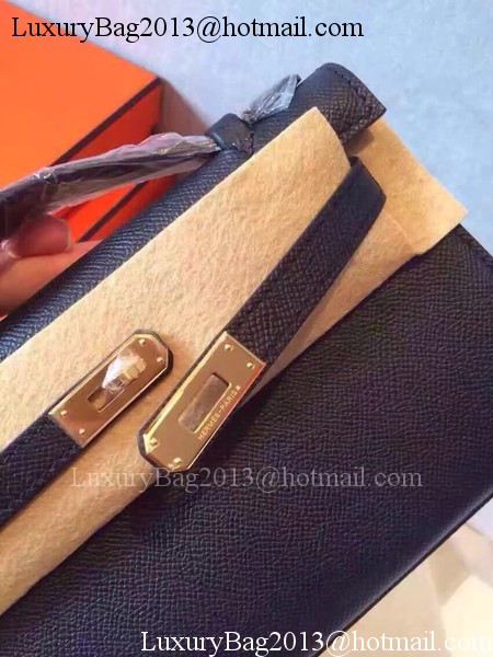 Hermes Kelly 22cm Tote Bag Original Leather KL22 Black Hermes Kelly 22cm Tote Bag Original Leather KL22 Black