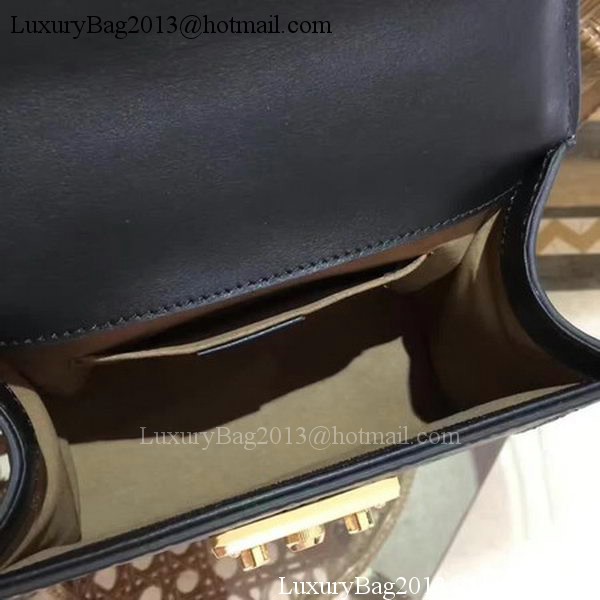 Gucci Padlock Gucci Signature Mini Shoulder Bag 409487 Black Gucci Padlock Gucci Signature Mini Shoulder Bag 409487 Black
