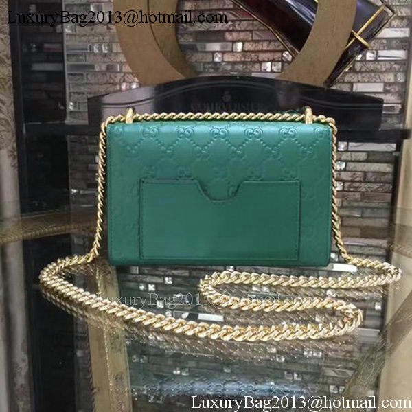 Gucci Padlock Gucci Signature Mini Shoulder Bag 409487 Green Gucci Padlock Gucci Signature Mini Shoulder Bag 409487 Green