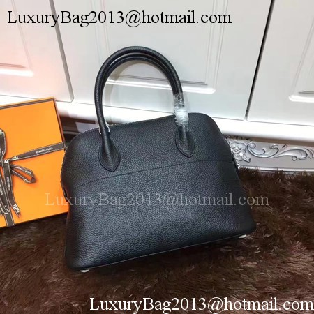 Hermes Bolide 31CM Calfskin Leather Tote Bag B3302 Black Hermes Bolide 31CM Calfskin Leather Tote Bag B3302 Black