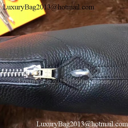 Hermes Bolide 31CM Calfskin Leather Tote Bag B3302 Black Hermes Bolide 31CM Calfskin Leather Tote Bag B3302 Black