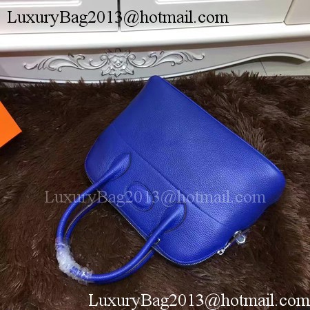 Hermes Bolide 31CM Calfskin Leather Tote Bag B3302 Royal Hermes Bolide 31CM Calfskin Leather Tote Bag B3302 Royal