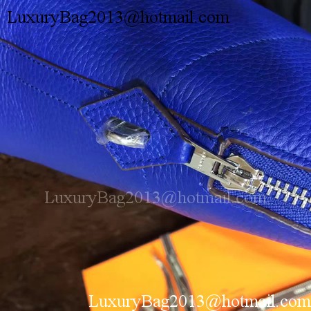 Hermes Bolide 31CM Calfskin Leather Tote Bag B3302 Royal Hermes Bolide 31CM Calfskin Leather Tote Bag B3302 Royal