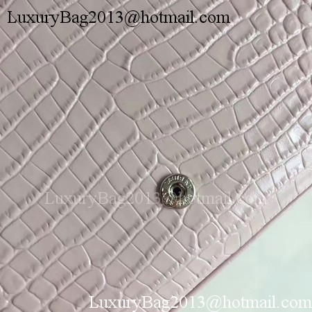 Saint Laurent mini Croco Leather Cross-body Shoulder Bag 360458 Pink Saint Laurent mini Croco Leather Cross-body Shoulder Bag 360458 Pink