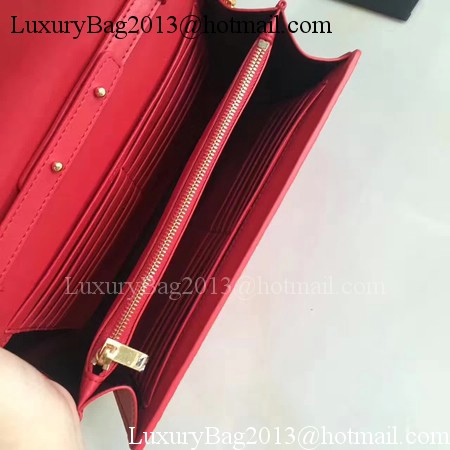 Saint Laurent mini Croco Leather Cross-body Shoulder Bag 360458 Red Saint Laurent mini Croco Leather Cross-body Shoulder Bag 360458 Red