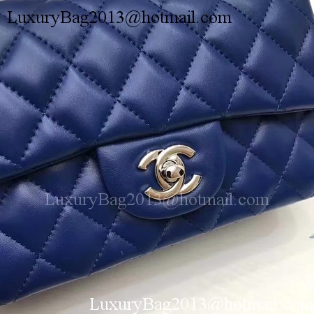 Chanel mini Classic Flap Bag Original Sheepskin Leather A1116 Blue Chanel mini Classic Flap Bag Original Sheepskin Leather A1116 Blue
