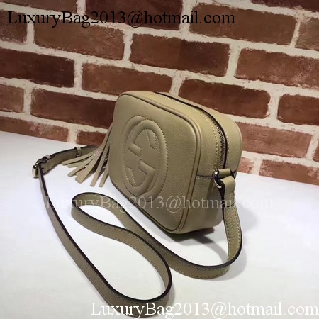 Gucci Soho Metallic Leather Disco Bag 308364 Apricot Gucci Soho Metallic Leather Disco Bag 308364 Apricot