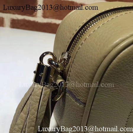 Gucci Soho Metallic Leather Disco Bag 308364 Apricot Gucci Soho Metallic Leather Disco Bag 308364 Apricot