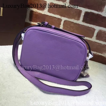 Gucci Soho Metallic Leather Disco Bag 308364 Purple Gucci Soho Metallic Leather Disco Bag 308364 Purple