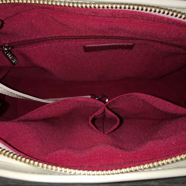 Chanel Gabrielly Calf Leather Shoulder Bag 93824 White Chanel Gabrielly Calf Leather Shoulder Bag 93824 White