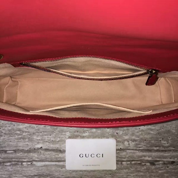 Gucci GG Marmont Velvet Shoulder Bag 443496A Red Gucci GG Marmont Velvet Shoulder Bag 443496A Red
