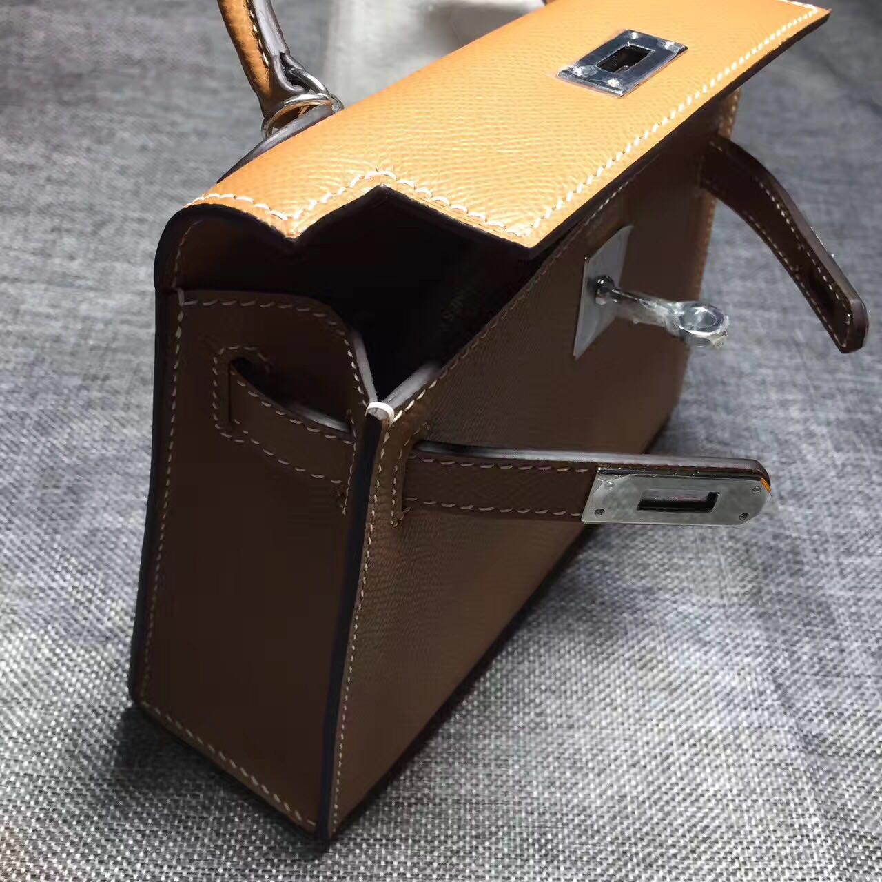 Hermes Kelly Tote Bag Original Leather 17088 Hermes Kelly Tote Bag Original Leather 17088