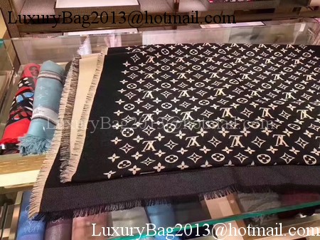 Louis Vuitton Scarf LV2845 Black Louis Vuitton Scarf LV2845 Black
