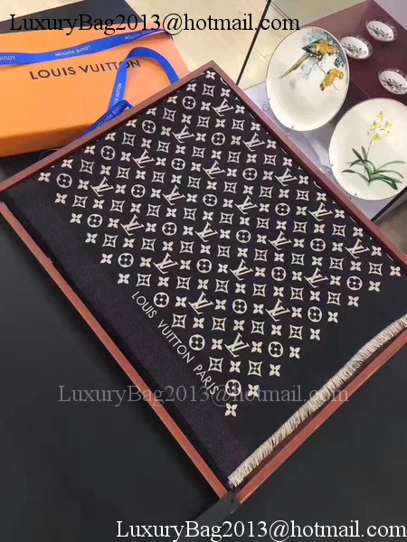 Louis Vuitton Scarf LV2845 Black Louis Vuitton Scarf LV2845 Black