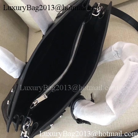 Yves Saint Laurent Classic Sac De Jour Bag Croco Leather Y398709 Black Yves Saint Laurent Classic Sac De Jour Bag Croco Leather Y398709 Black