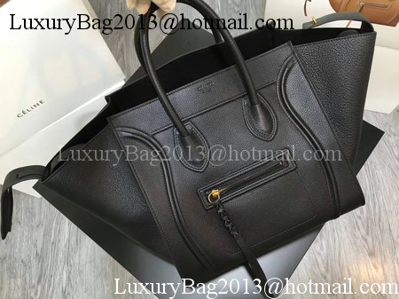 Celine Luggage Phantom Tote Bag Calfskin Leather CT3372 Black Celine Luggage Phantom Tote Bag Calfskin Leather CT3372 Black