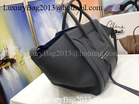 Celine Luggage Phantom Tote Bag Calfskin Leather CT3372 Deep Grey Celine Luggage Phantom Tote Bag Calfskin Leather CT3372 Deep Grey