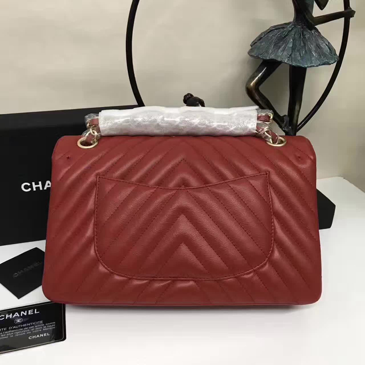 Chanel Flap Shoulder Bags Red Sheepskin Leather A1112 Glod Chanel Flap Shoulder Bags Red Sheepskin Leather A1112 Glod