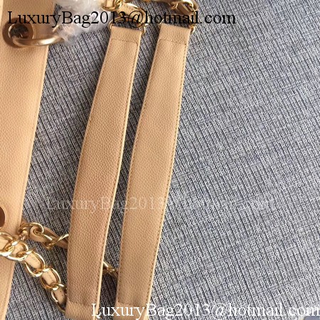 Chanel LE Boy Grand Shopping Tote Bag GST Apricot Cannage Pattern A50995 Gold Chanel LE Boy Grand Shopping Tote Bag GST Apricot Cannage Pattern A50995 Gold