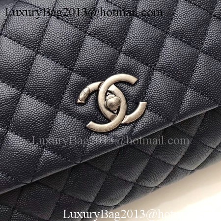 Chanel Classic Top Handle Bag Royal Original Leather A92991 Silver Chanel Classic Top Handle Bag Royal Original Leather A92991 Silver