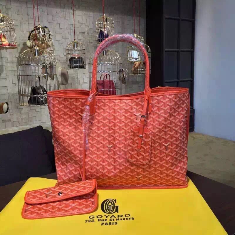 Goyard Y Doodling Calfskin Leather Tote Bag 7901 Red Goyard Y Doodling Calfskin Leather Tote Bag 7901 Red
