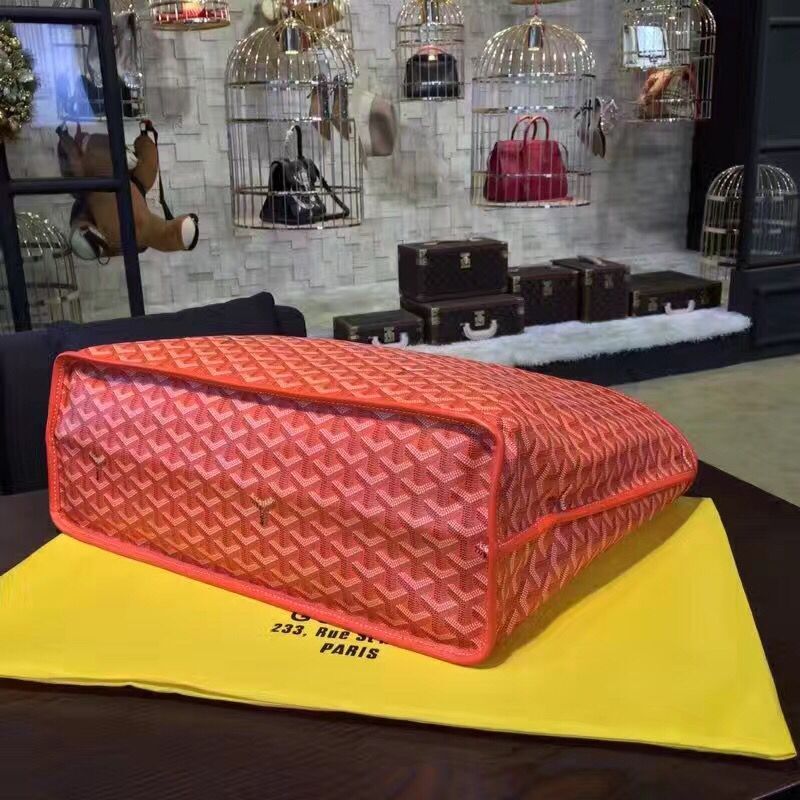 Goyard Y Doodling Calfskin Leather Tote Bag 7901 Red Goyard Y Doodling Calfskin Leather Tote Bag 7901 Red