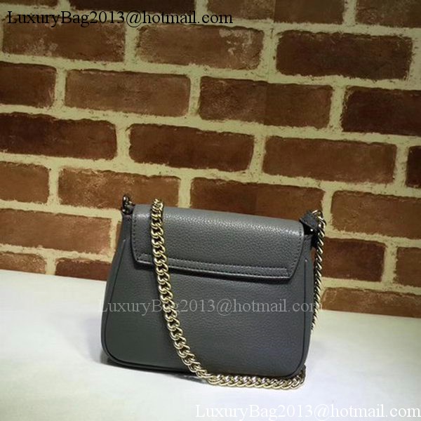 Gucci Soho Chain Shoulder Bag Calfskin Leather 323190 Grey Gucci Soho Chain Shoulder Bag Calfskin Leather 323190 Grey