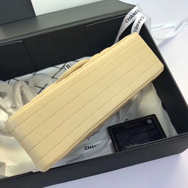 Chanel Classic Flap Bags Camel Original Sheepskin Leather 1116 Silver Chanel Classic Flap Bags Camel Original Sheepskin Leather 1116 Silver