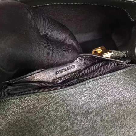 YSL Classic Monogramme Green Leather Flap Bag Y392737 Gold YSL Classic Monogramme Green Leather Flap Bag Y392737 Gold