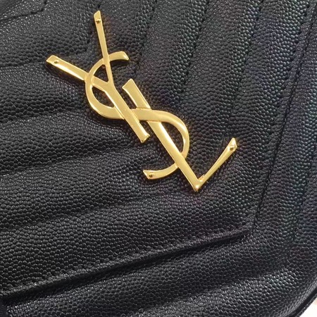 YSL WOC Classic Monogramme Flap Bag Cannage Pattern Y1003 Black YSL WOC Classic Monogramme Flap Bag Cannage Pattern Y1003 Black