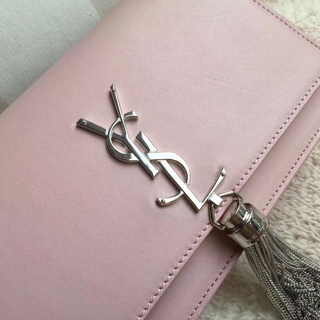 Yves Saint Laurent Leather Cross-body Shoulder Bag Y8011 Pink Yves Saint Laurent Leather Cross-body Shoulder Bag Y8011 Pink