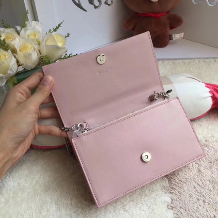 Yves Saint Laurent Leather Cross-body Shoulder Bag Y8011 Pink Yves Saint Laurent Leather Cross-body Shoulder Bag Y8011 Pink
